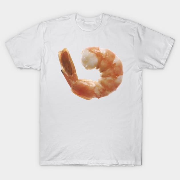 Cooked Shrimp T-Shirt by Bravuramedia